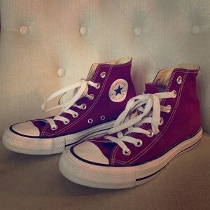Burgundy Converse